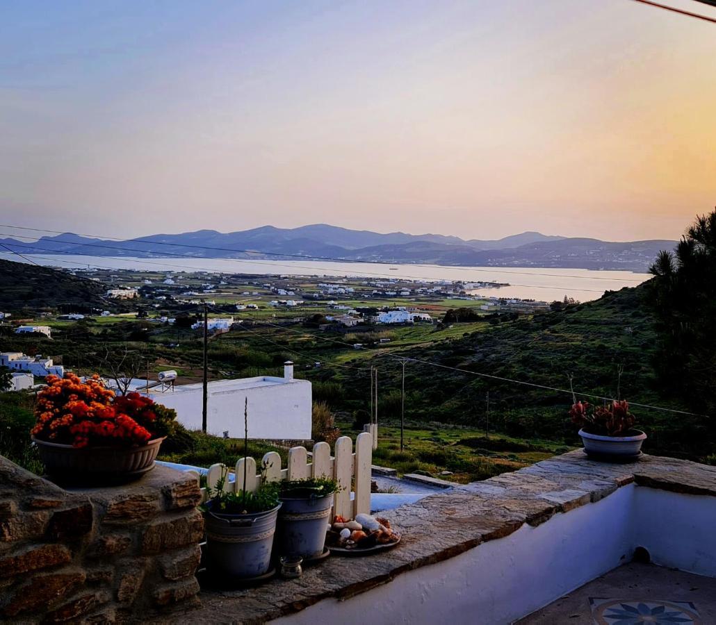 Romantic Sunset Cycladic House In Sotires Moni Christou Dasous Exterior photo