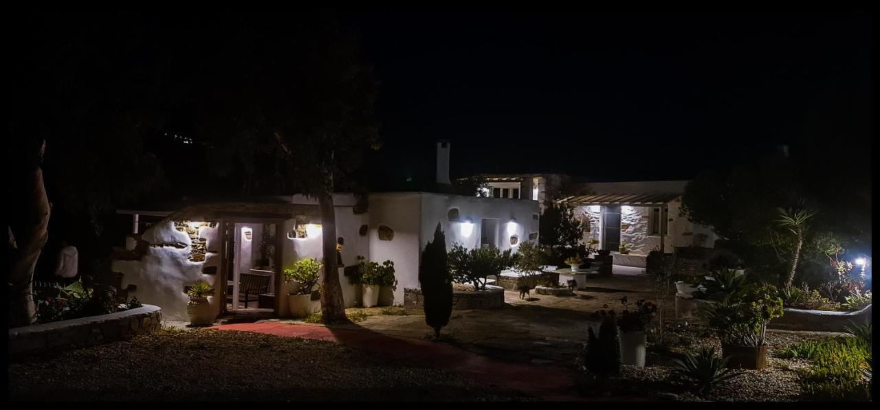 Romantic Sunset Cycladic House In Sotires Moni Christou Dasous Exterior photo